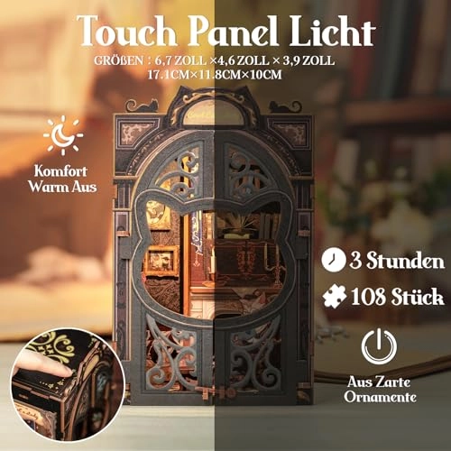 Book Nook Kit - Count Cat's Study