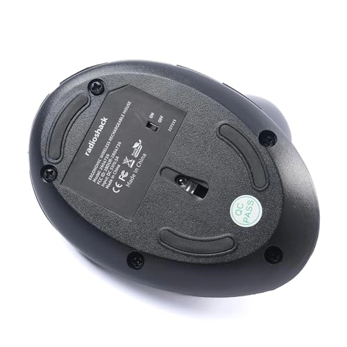 Ergonomic Wireless Rechargeable Mouse - Wireless