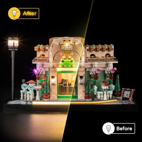 LED Light - Plastic for LEGO Icons French Café 10362