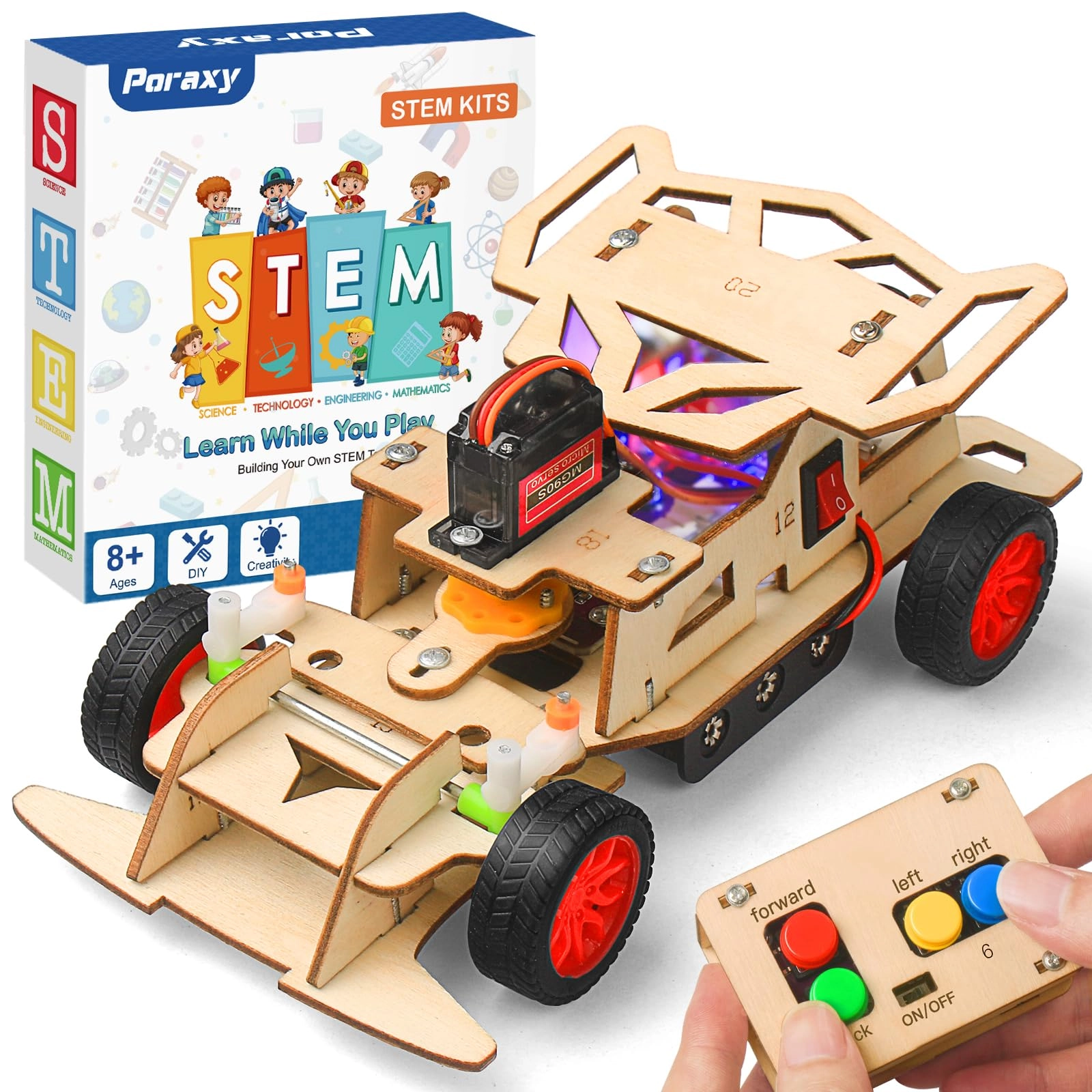 Poraxy RC Racing Car Kit - Construction Skills