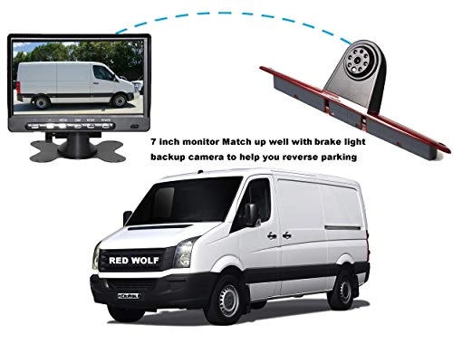 3rd Brake Light Reversing Parking Backup Camera Kit - Night vision + 7' TFT LCD Monitor