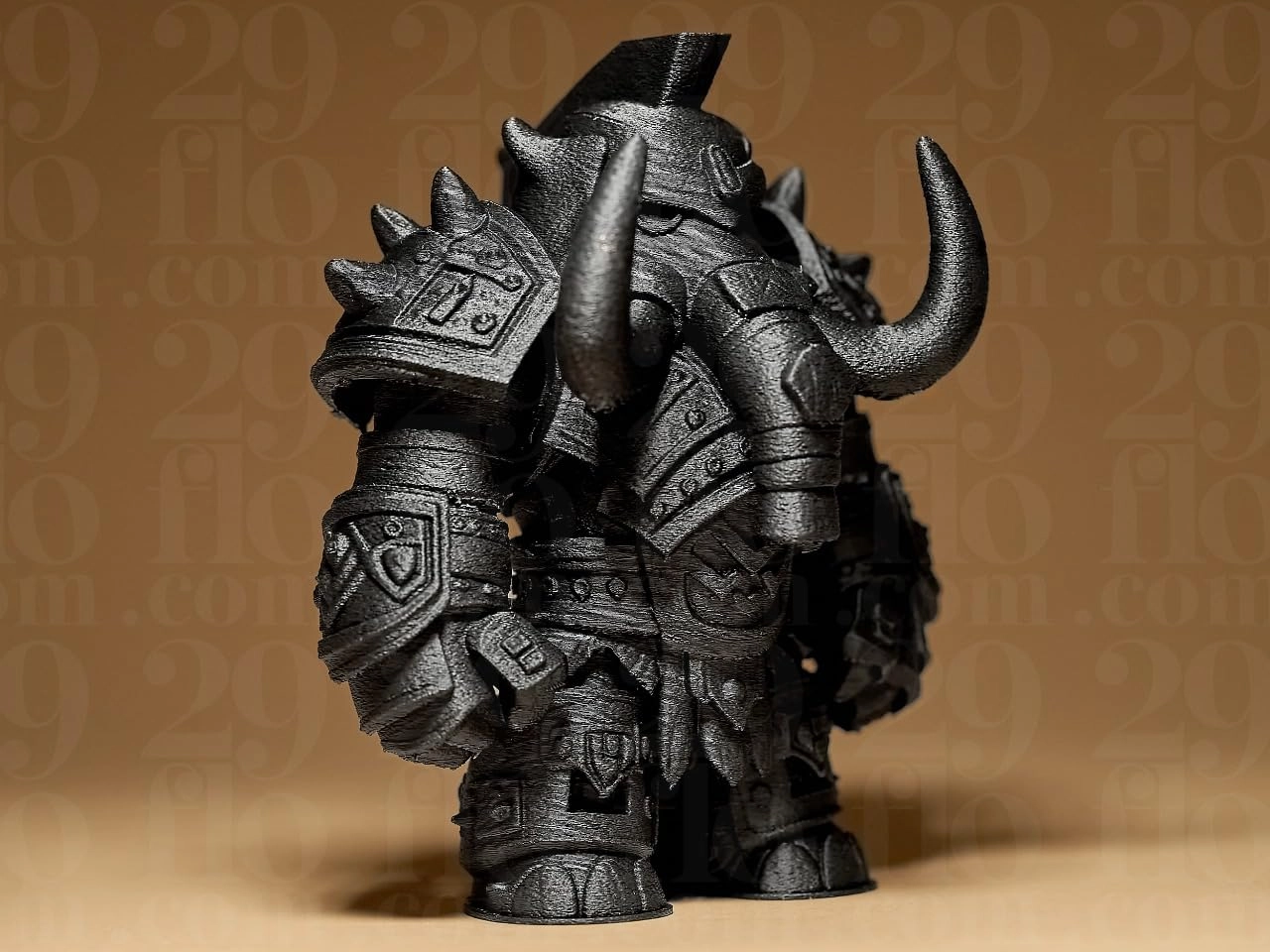 Rhino Statue - PLA Plastic