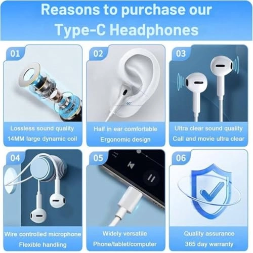 Lightening Earphones Wired Earphone