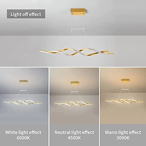 Modern Chandelier - 3000K-6000K Dimmable