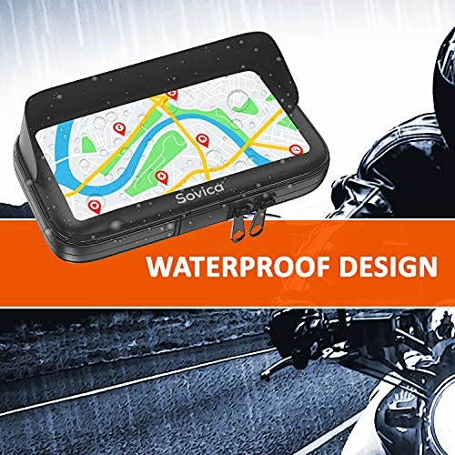 Mobile Sports Motorcycle Mount - Waterproof Case for Smartphones up to 7.5 Inches