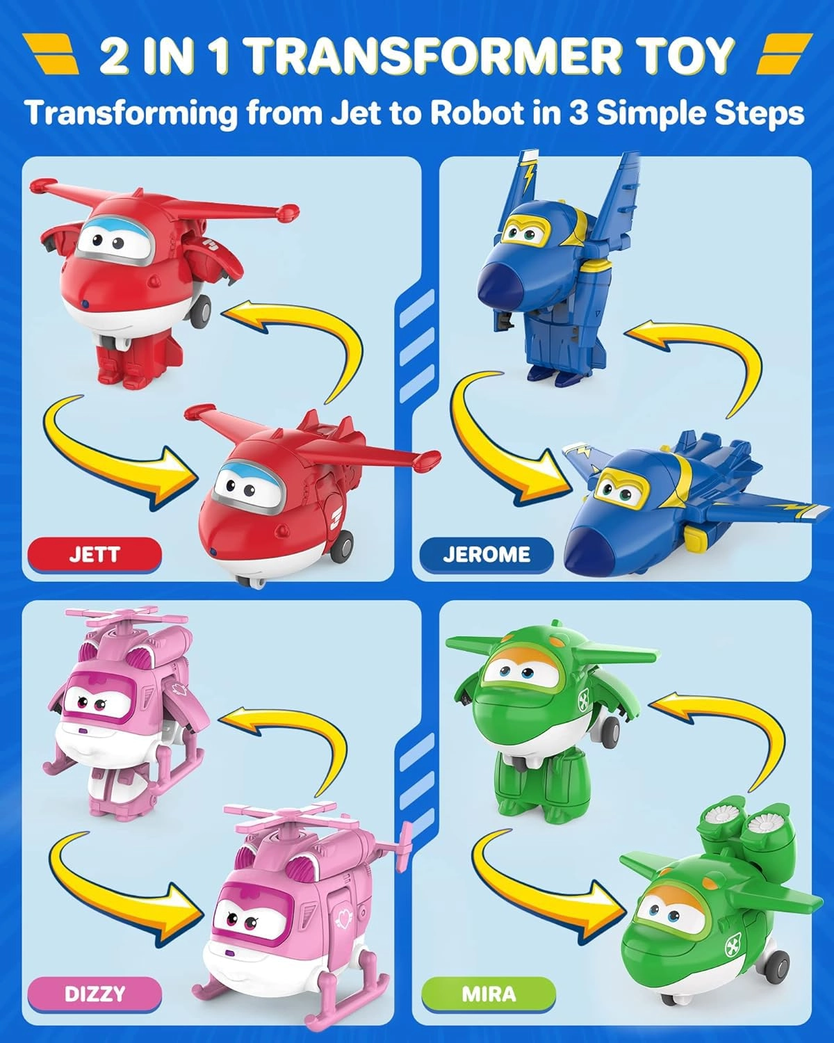 Super Wings - 3 steps (15 pcs.)