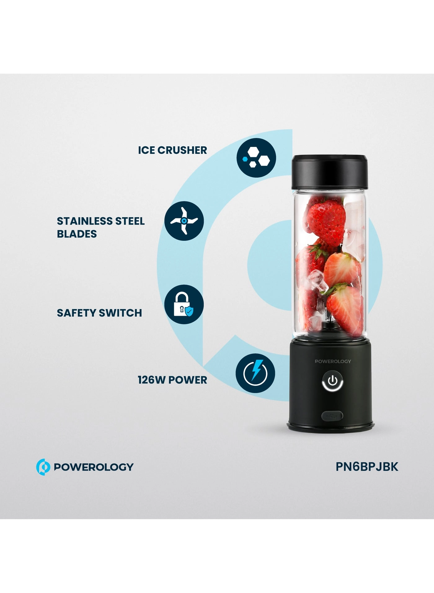 6-Blade Juicer - 126W 450ml