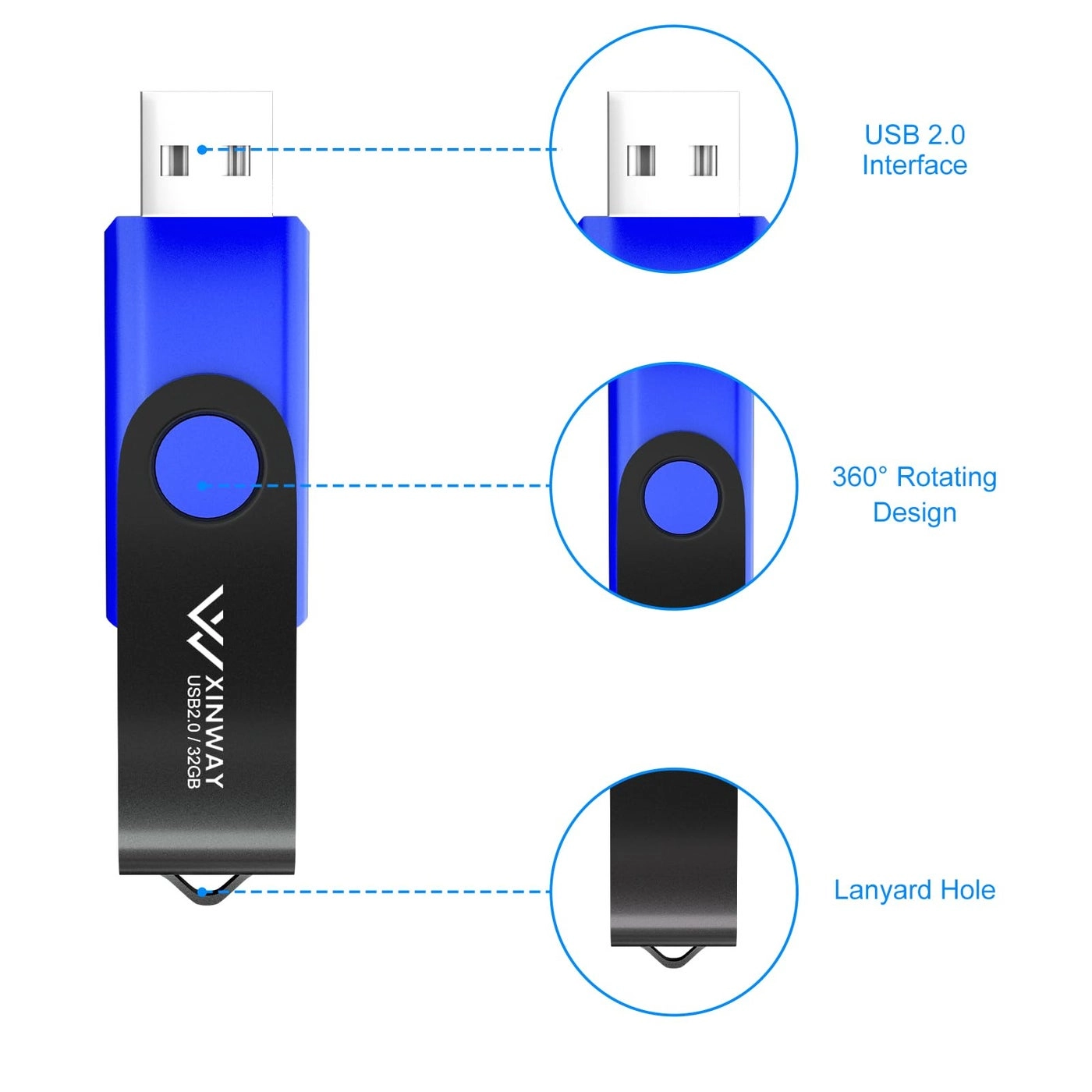 USB Flash Drive - USB 2.0 Pack 8GB