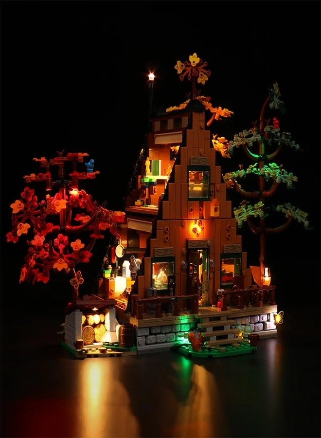 LED Lighting Compatible with Lego A-Frame Cabin 21338 - Lego