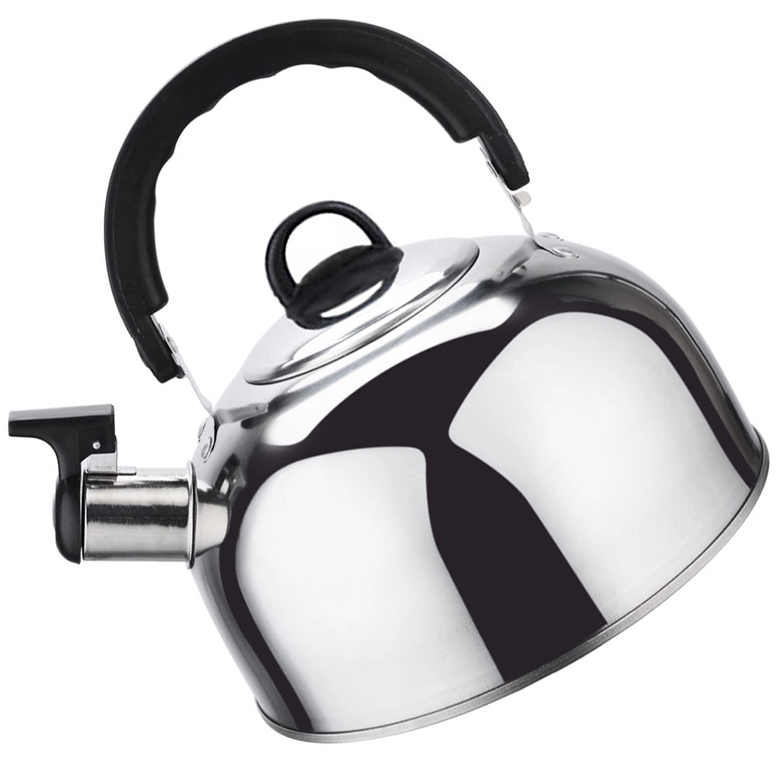 AUEMNUR Kettle Teapot - stainless steel whistle cool handle