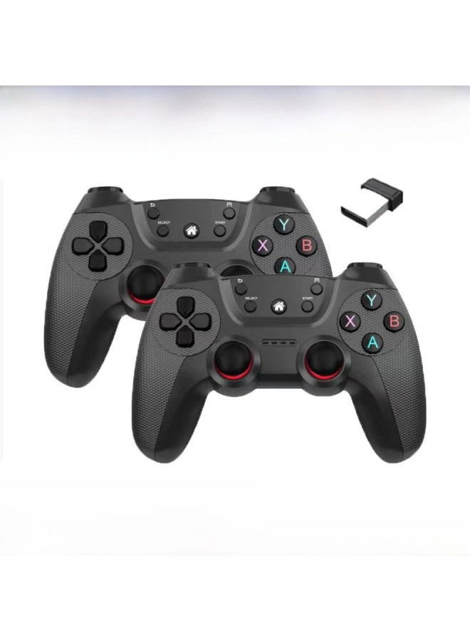 Android TV Computer 2.4g Wireless Game Controller Dualshock Doubles Battle Grey