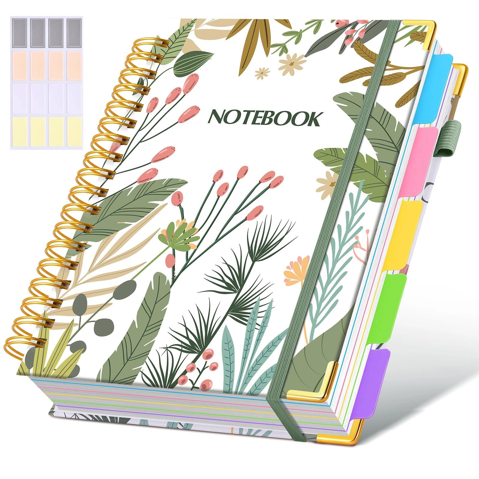 Spiral Notebook Large Hardcover - Lined 150 Sheets