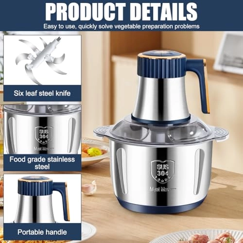 Electric Meat Grinder - 500W 5L 5-speed