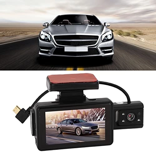 Dual Dash Cam - 3.0in IPS Screen 170° Wide Angle