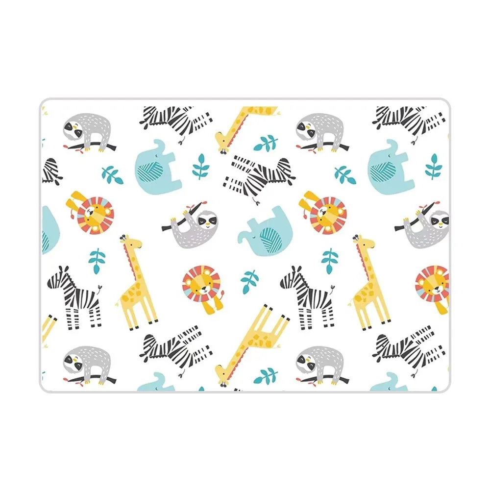 Double Sided Xpe Foam Mat - Zoo Animals 1+