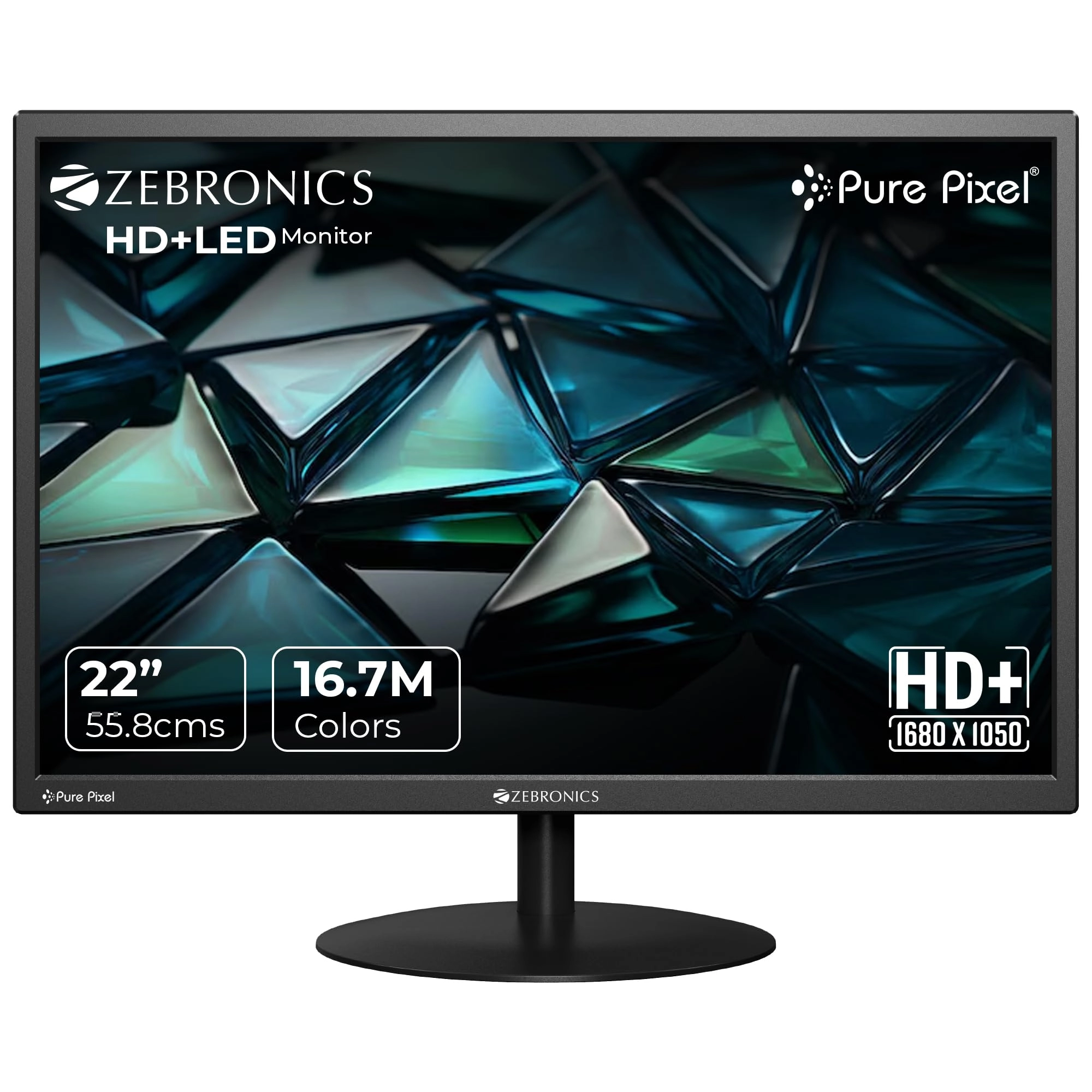 Zebronics India Private Limited, Zebronics India Private Limited V22HD+LED - 22 Inch 1680 x 1050