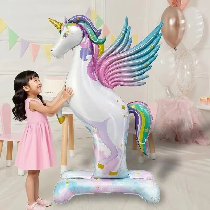 Atpata Funky, Rang Rangilo Market, Mumbai Unicorn Theme Birthday Party Balloons - 1.0 Count Unicorn Theme Party