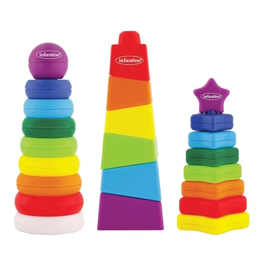 Infantino Tower Stackers - 12 months+ 23 pieces