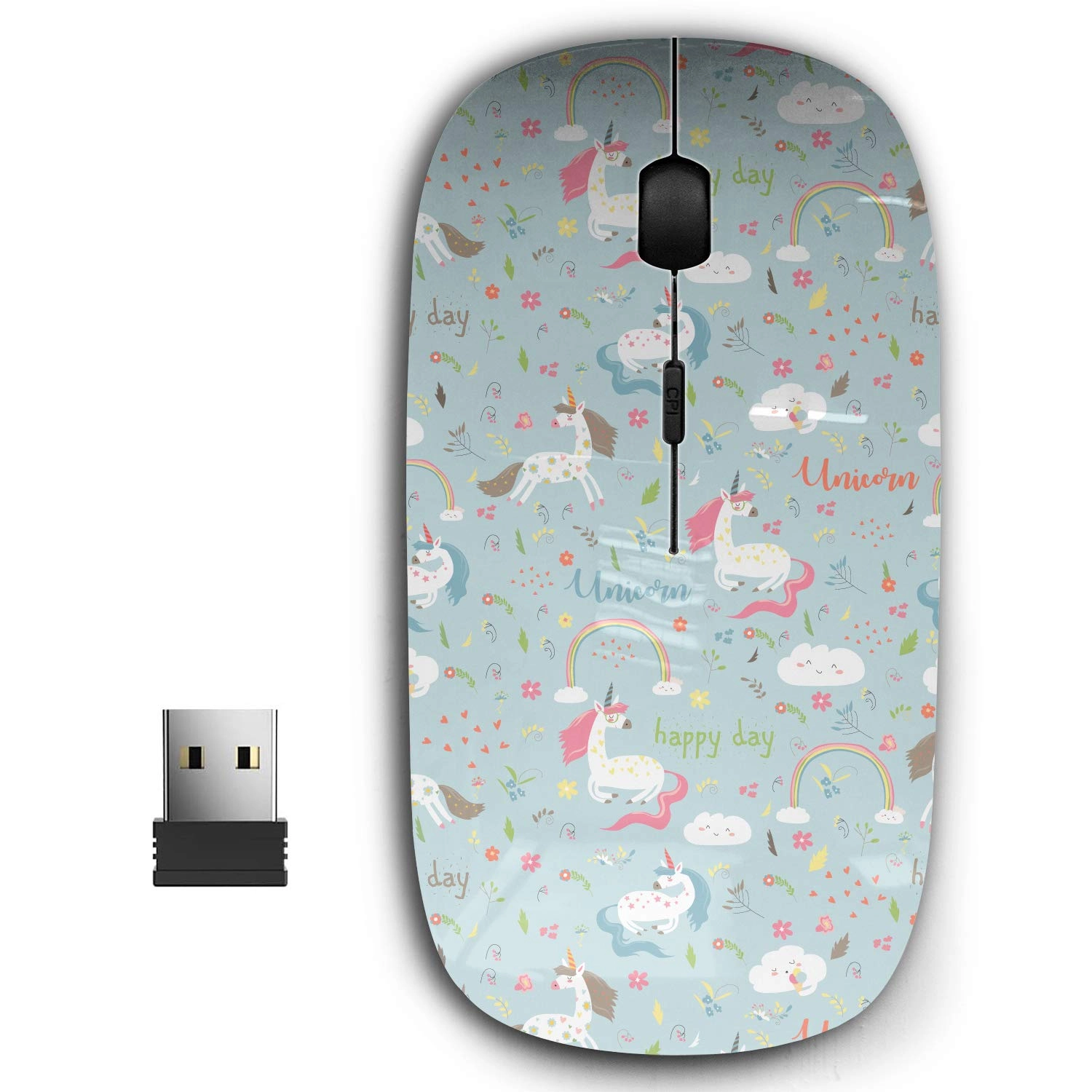 KAWAMOUSE 2.4G Ergonomic Portable USB Office Mouse - Wireless
