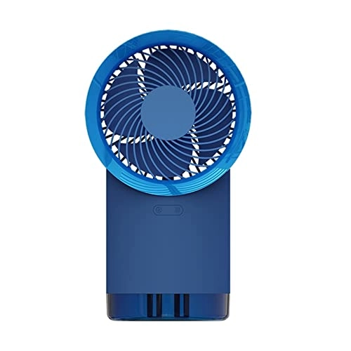 Portable Handheld Cooling Air Conditioner Fan - Dark blue 6-8 hours