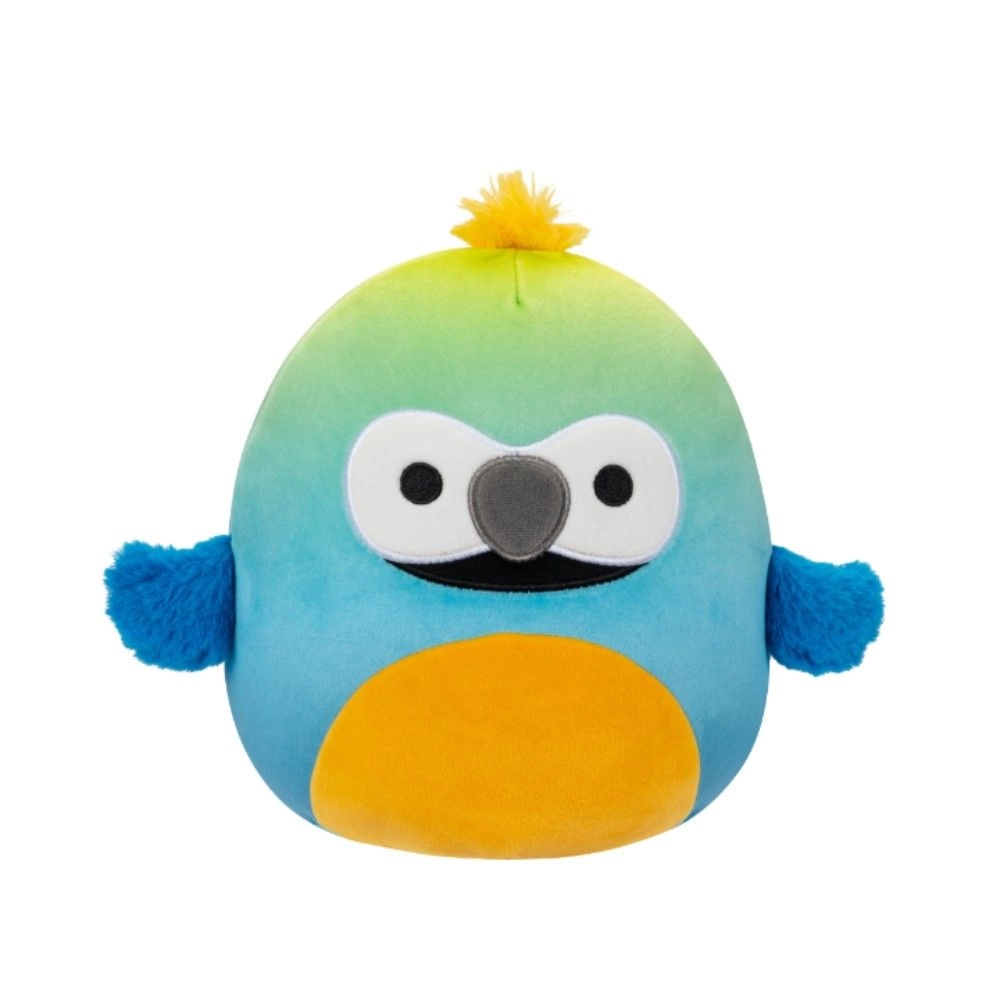 Squishmallows Blue and Yellow Macaw Baptise 18.75 cm Plush