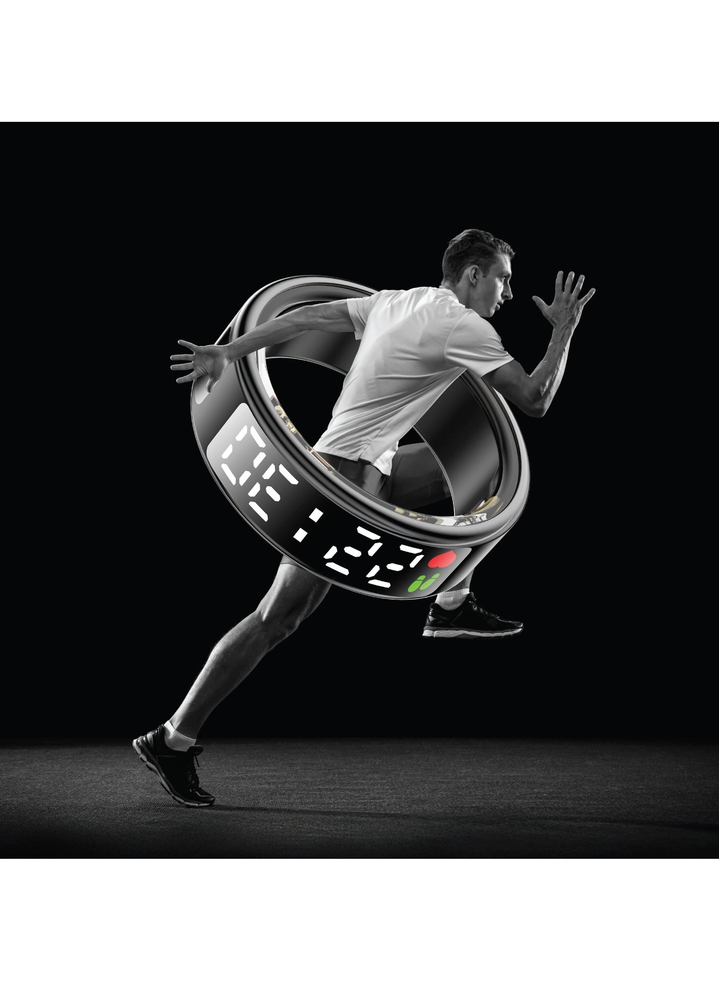 Smart Ring Pro - Digital Display Magnetic Charging Case