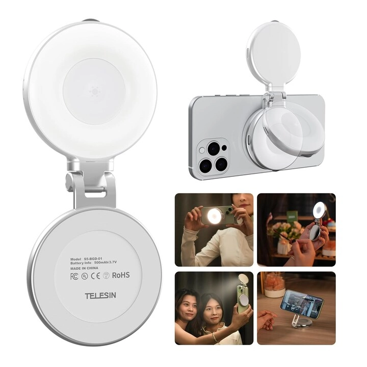 TELESIN C03 - Magnetic 3 color Adjustable Height