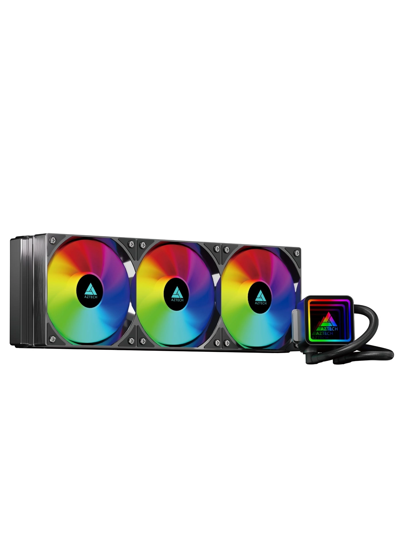 Aztech AZT-LC360B - triple PWM fans