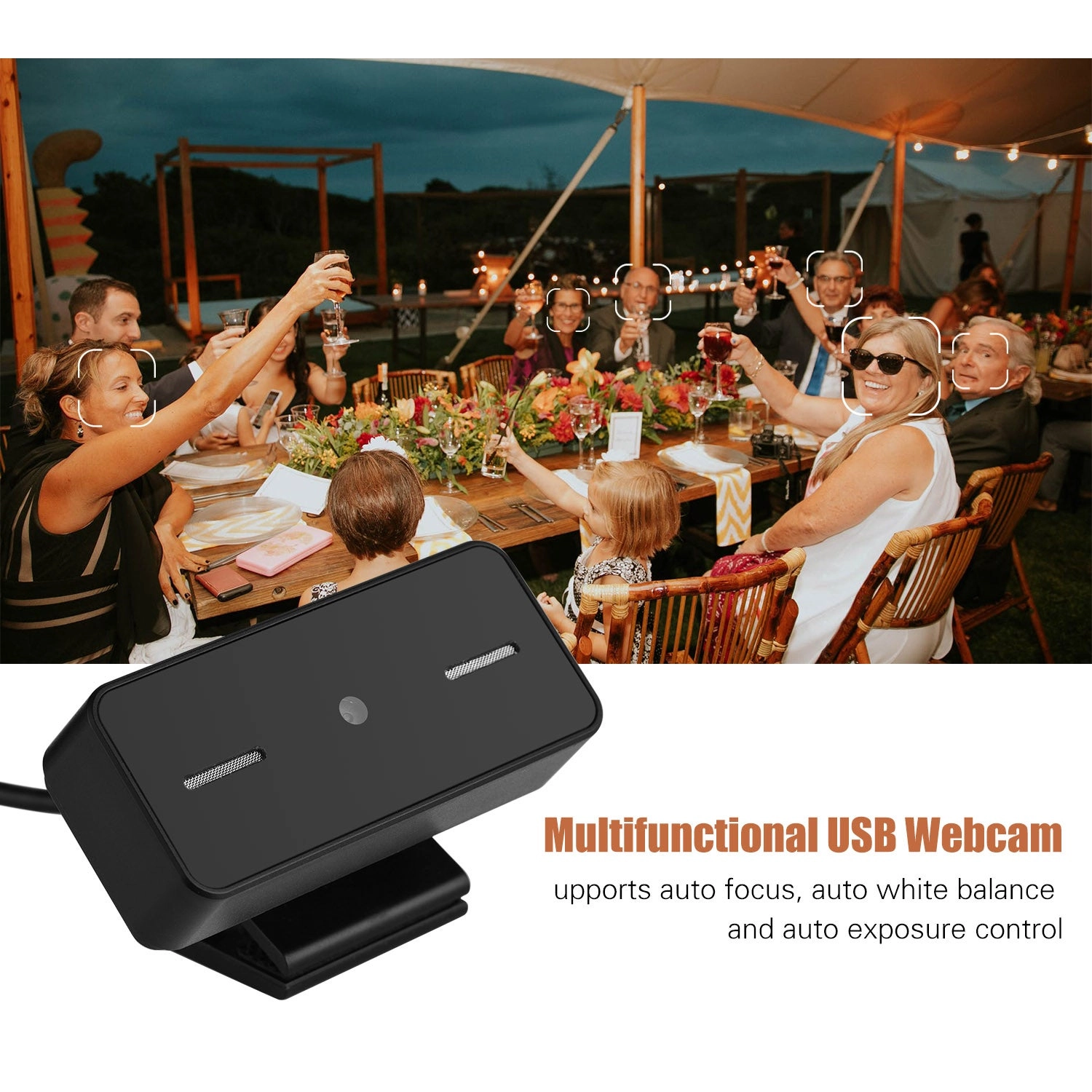 Clip-on Computer Webcam - 2592x1944 30fps