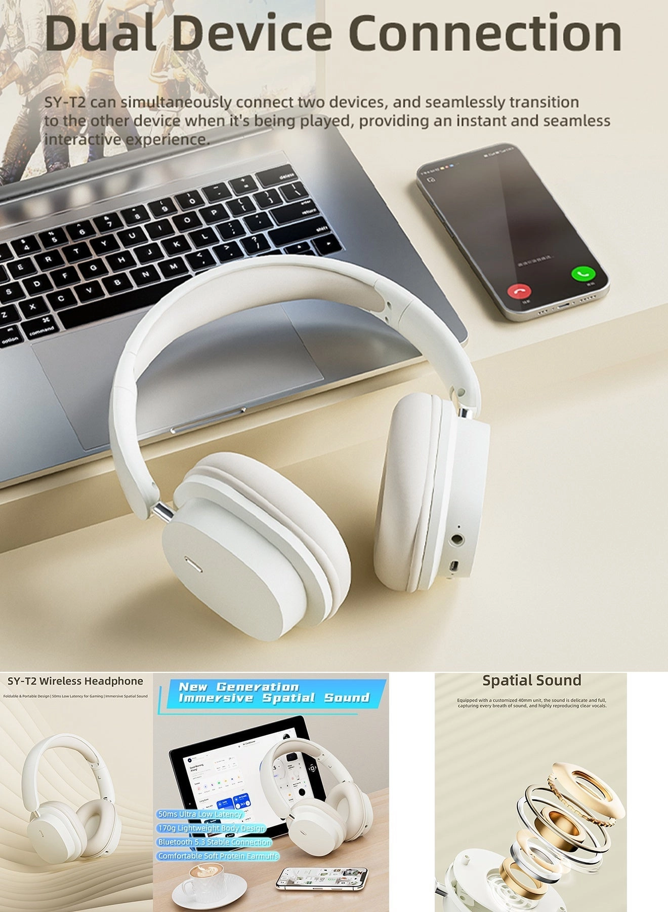 Bluetooth Headphones Wireless Headphone
