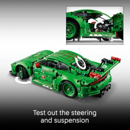 Porsche 911 GT3 R (42224) - Dinosaur Design 6-cylinder boxer engine