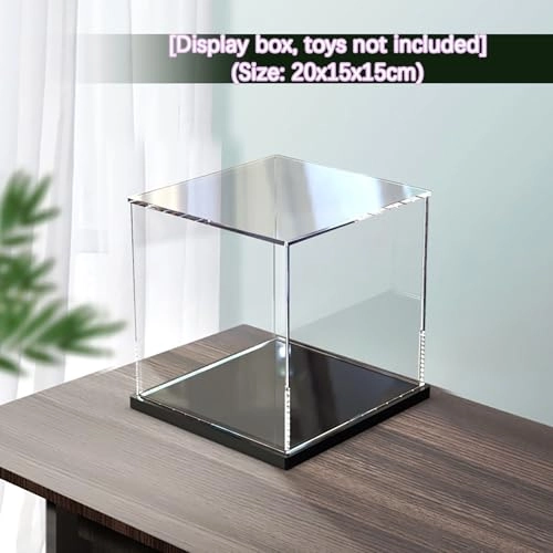 21345 Display Case - Acrylic Dustproof Black Base