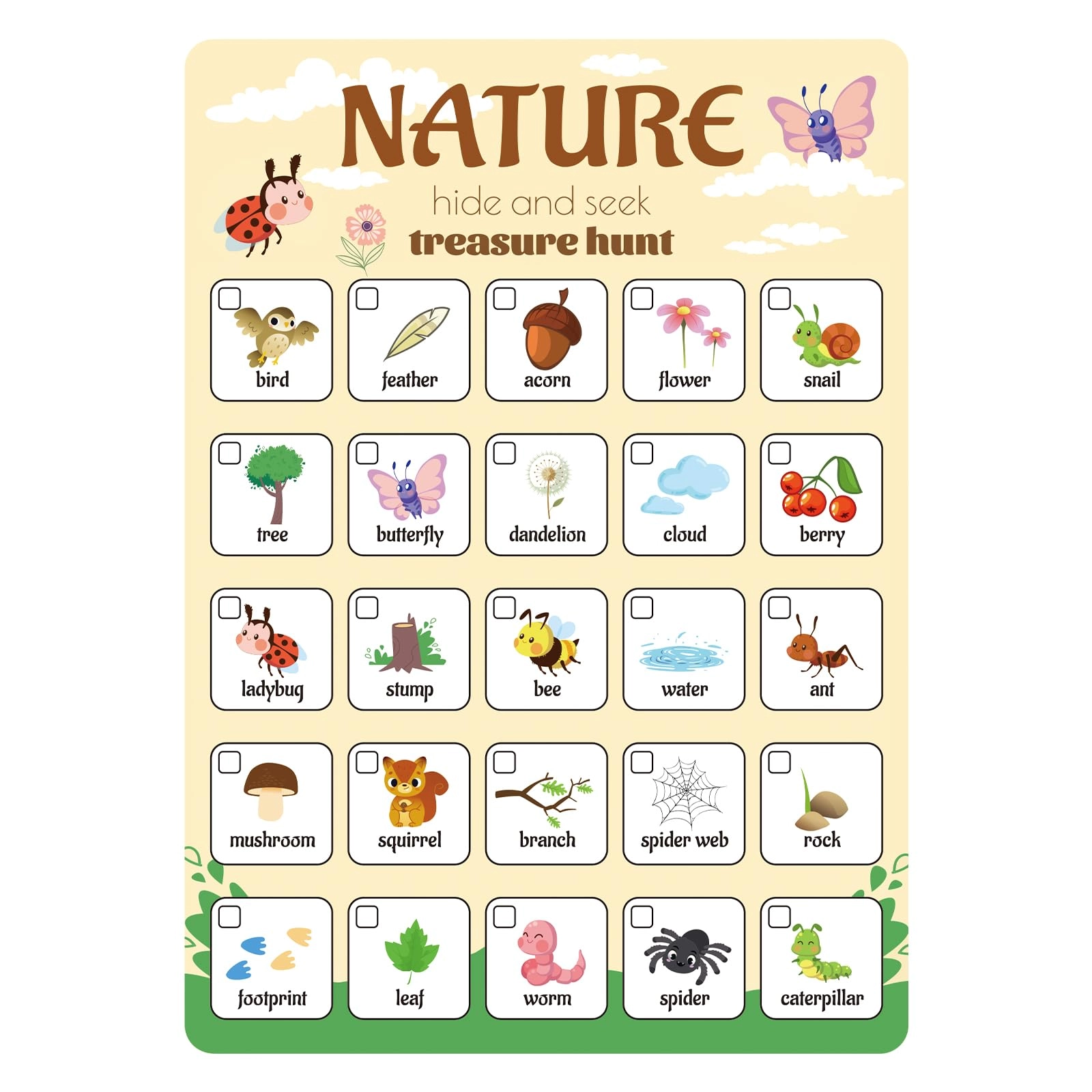 Gosknor Scavenger Hunt Cards - Adult 30 pieces