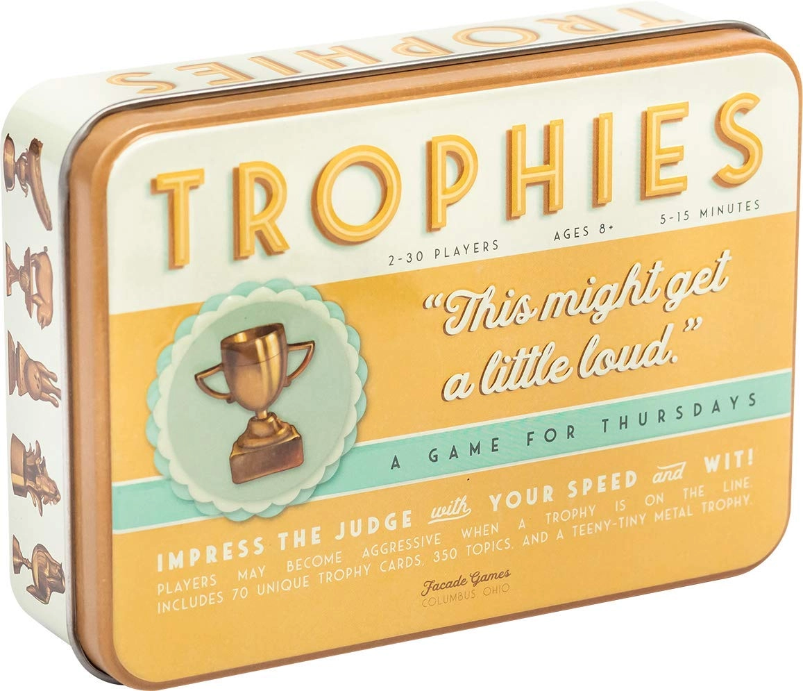 Trophies - ages 8 years old and up 70 unique trophy cards