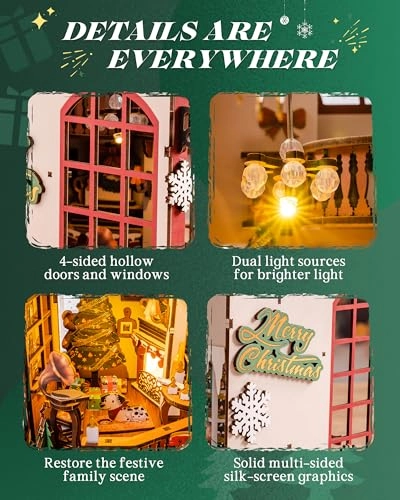 Book Nook - Christmas Indoor Scene