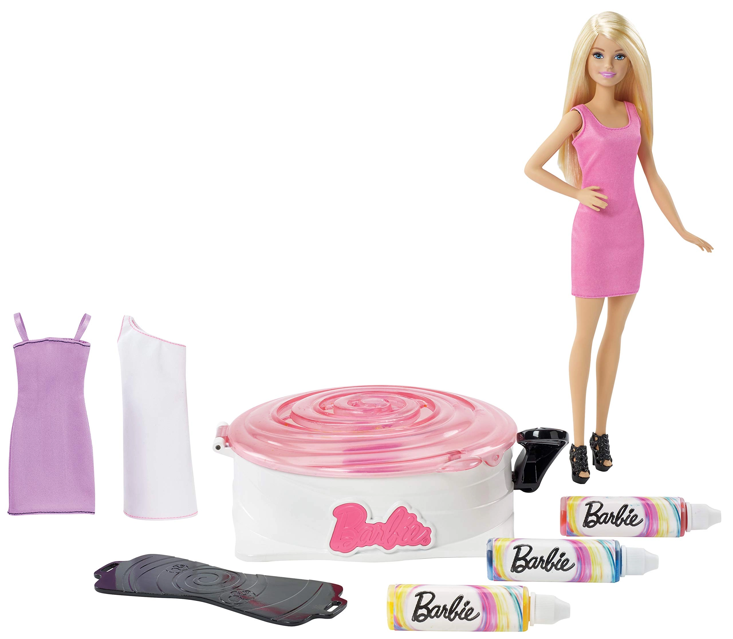 Barbie Spin Art Designer - with Doll Multi Color Ages 5+