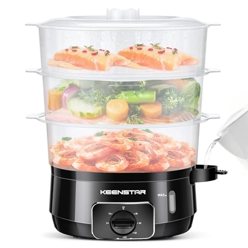 Electric Food Steamer - 13.7 Quarts