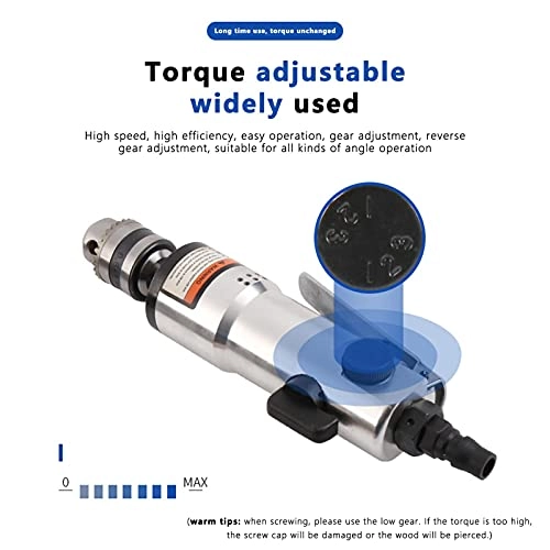 KY-2106 - 1/4\" Straight Shank Pneumatic Screwdriver Reversible