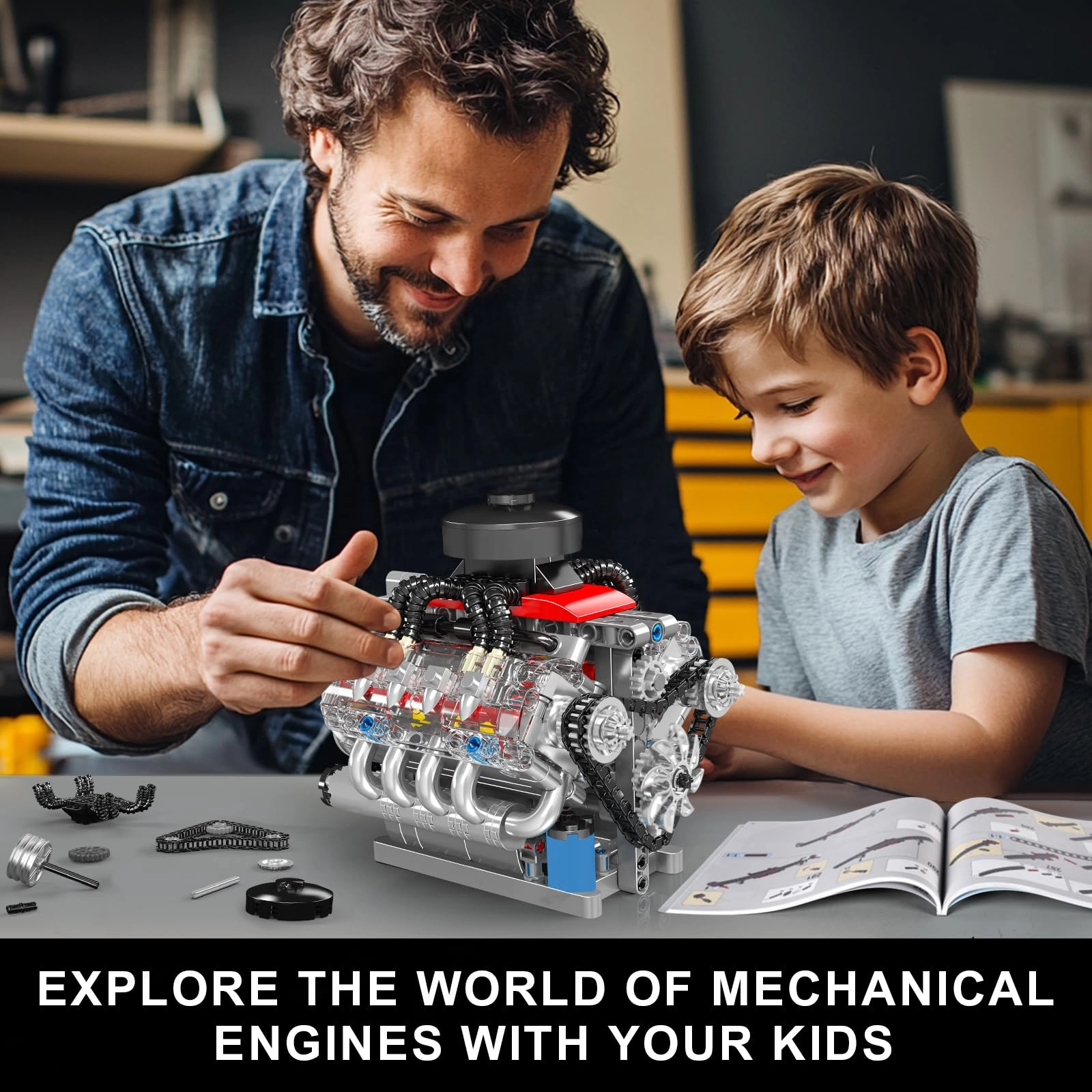 V8 Engine - 487 pcs