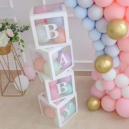 Baby Shower Boxes - 4Pcs