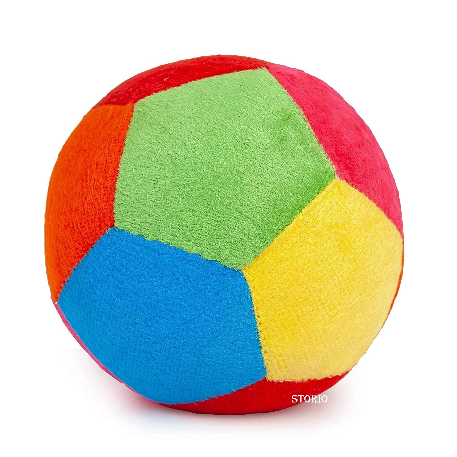 Storio, wecare@storio.in Baby Ball - Plush Soft Fabric 1 Count