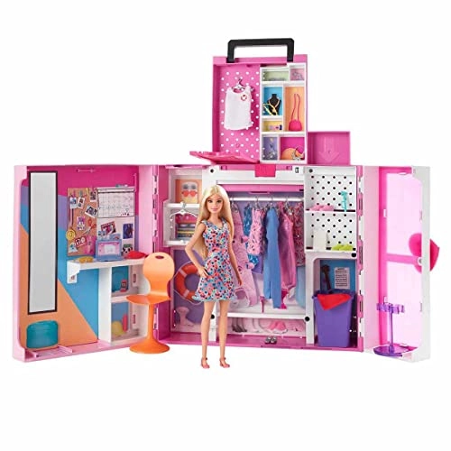 Barbie Dream Closet - 2+ Ft. Wide 30+ Pieces + Barbie Doll - Blonde Ages 3+