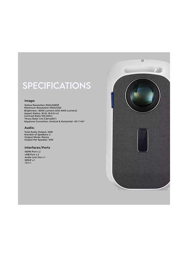 D3000 PROJ-WO-44-W 8000 Lumens