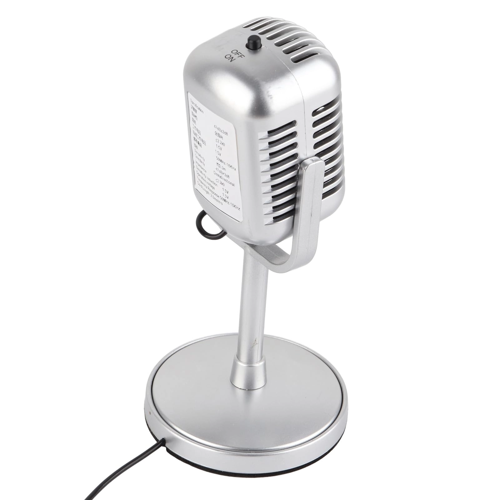 Vintage Microphone 3.5mm-Mini-Jack Microphone