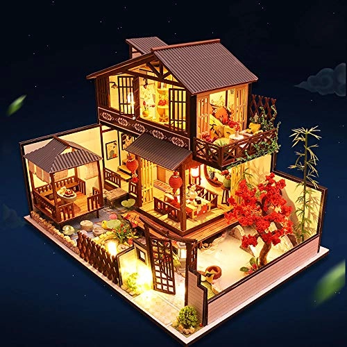 3D Miniature Dollhouse Kit - Sunshine Flower House 1:12