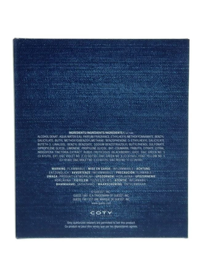 1981 Indigo Eau de Toilette 100 ml