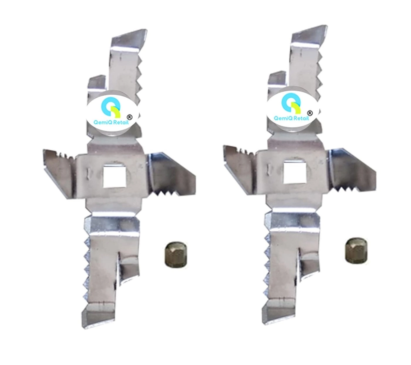 Mixer Grinder Chutney Jar Blade Set with Coupler - stainless steel blade shaft