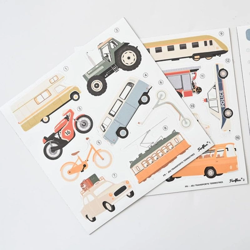 Land Transport - 3 Years 45 Magnets