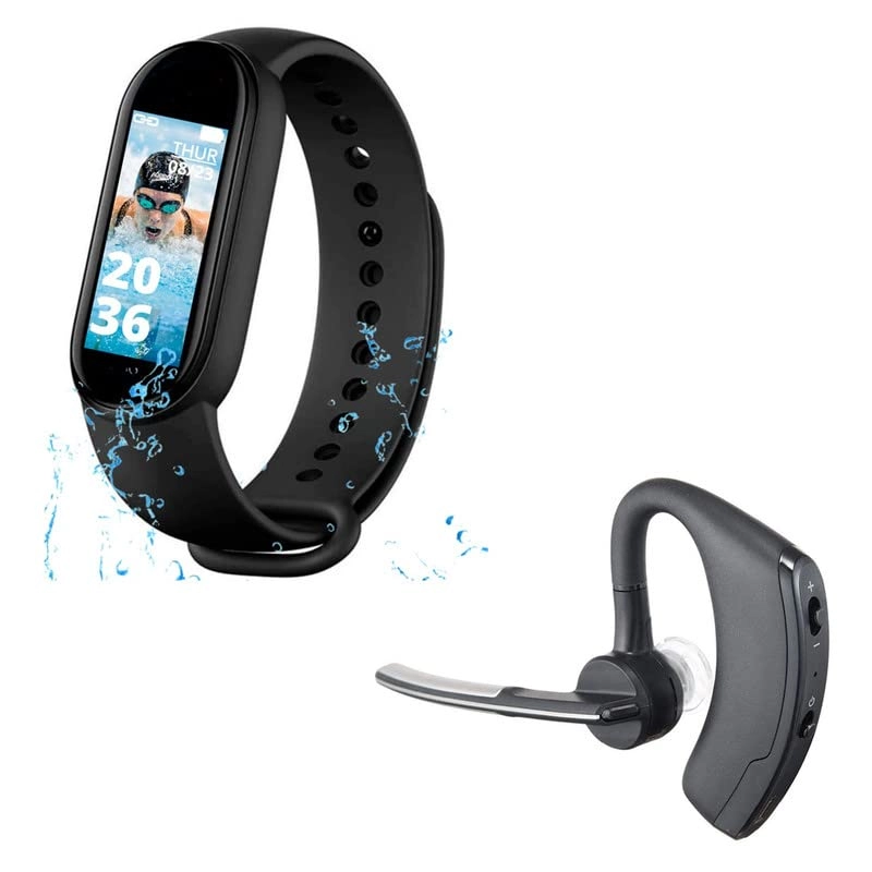 A.S.N ENTERPRISES Voyager - Bluetooth Headset + M10 - Smart Watch