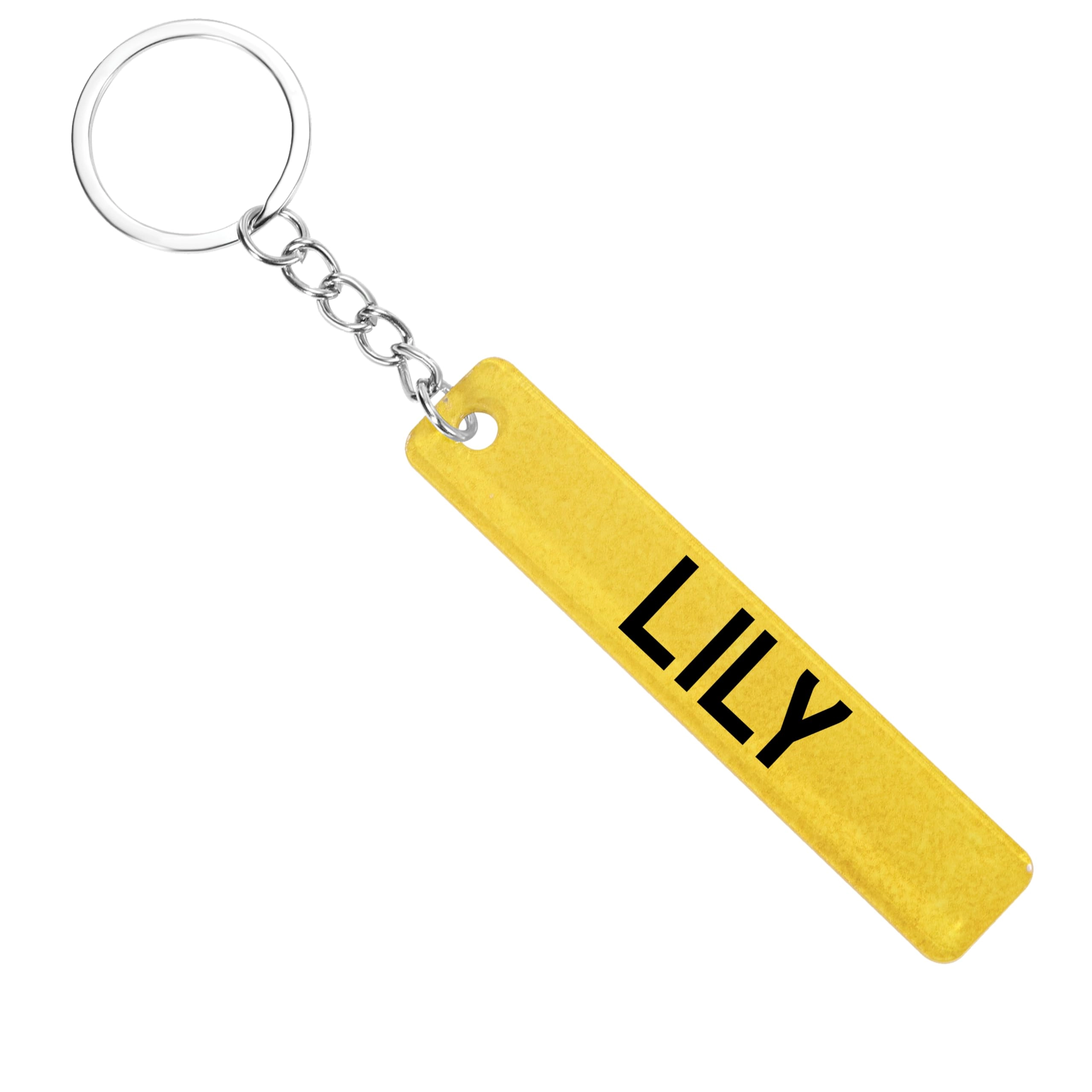 Number Plate Keyring - Number